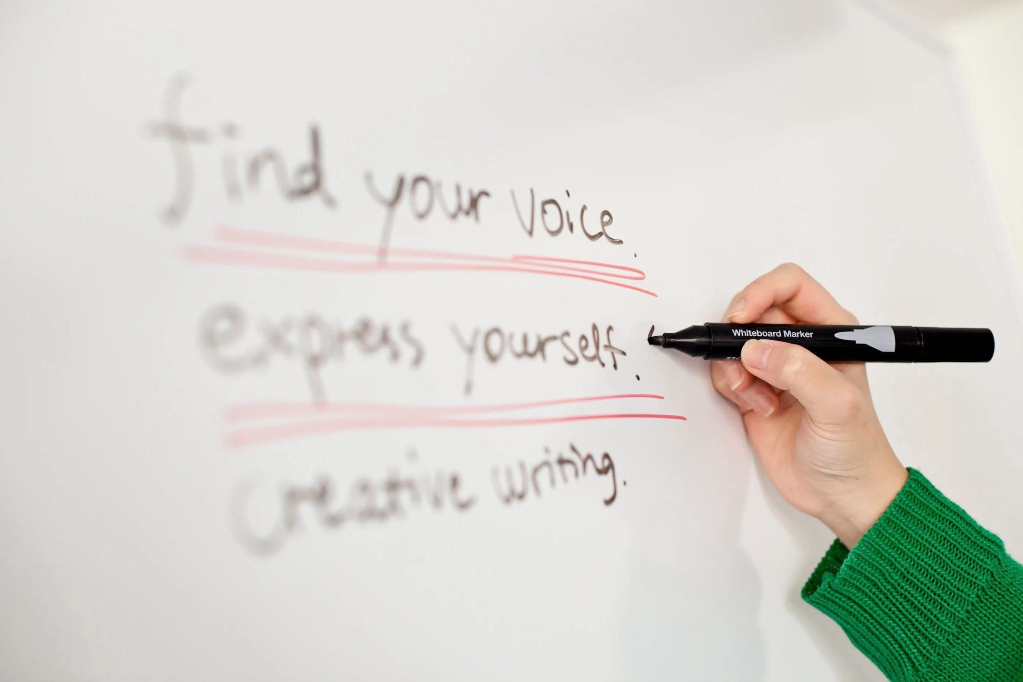 Find your voice and express yourself with creative writing
