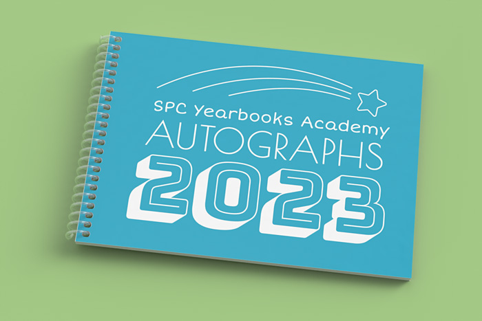 2023 autograph book example cover