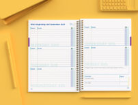 multi academy trust diary planner pages