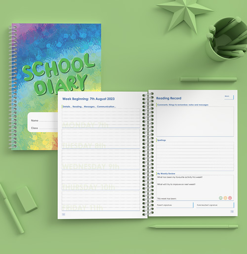 generic school diary for ks2 pupils