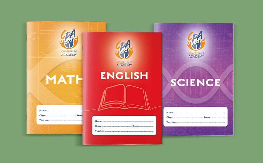 National Curriculum custom exercise books