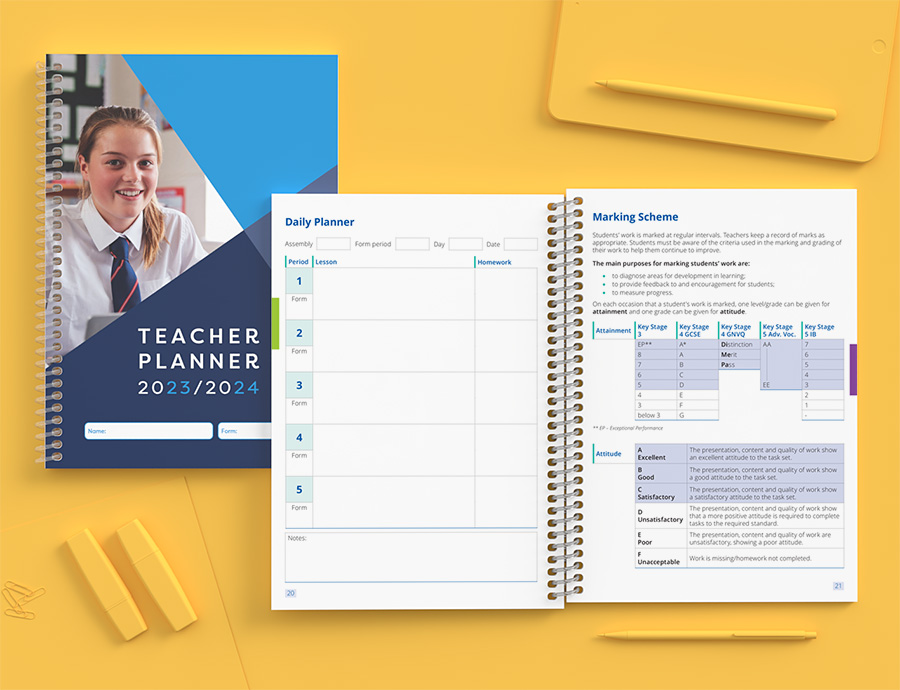 Customised Teacher Planner