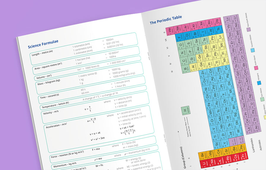 Science exercise books