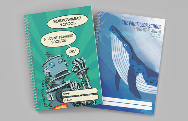 student planner illustration cover