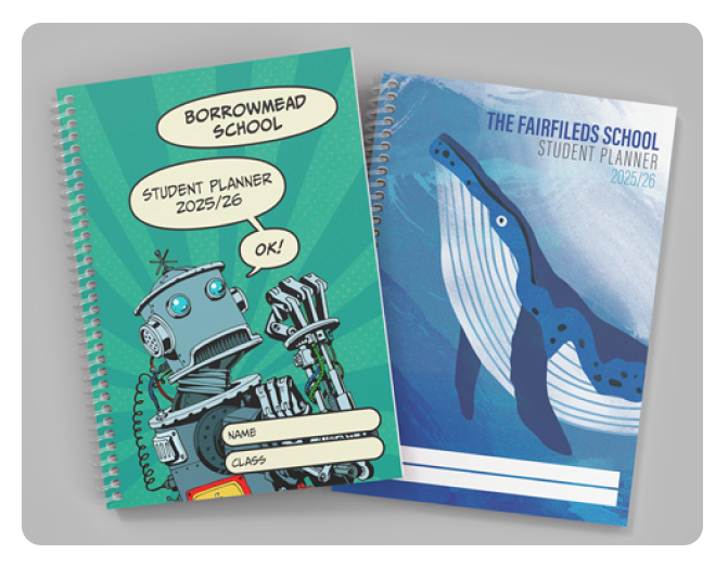 Illustration Student Planner Covers