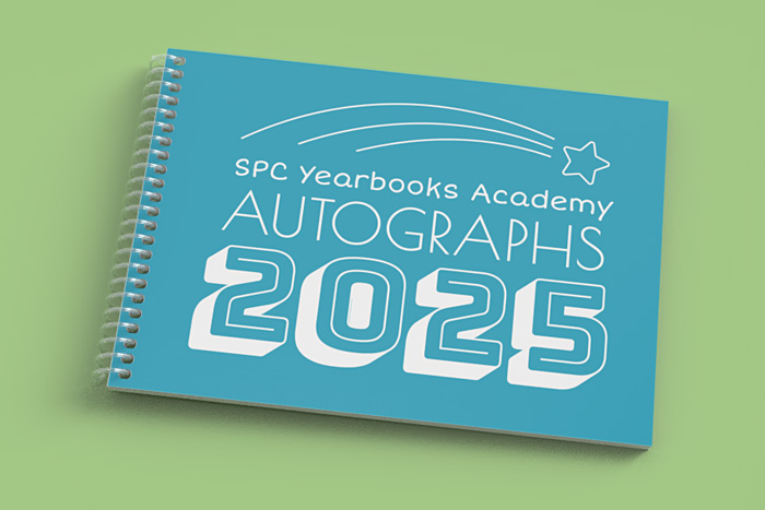 School autograph book for student messages