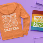 Leavers’ yearbooks and hoodies