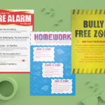 school posters designs