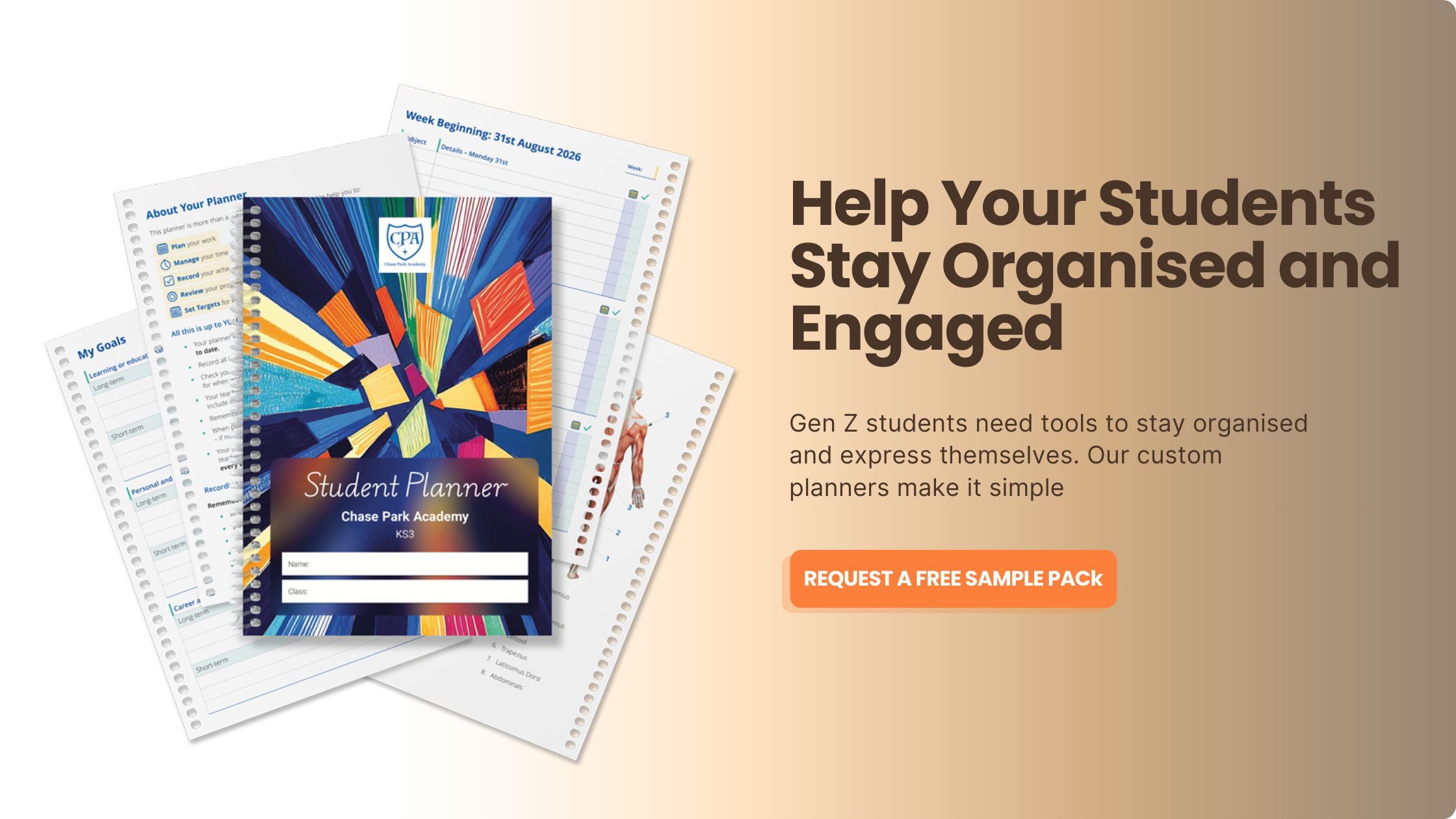 Help Your Students Stay Organised and Engaged - Request a Free Sample Pack