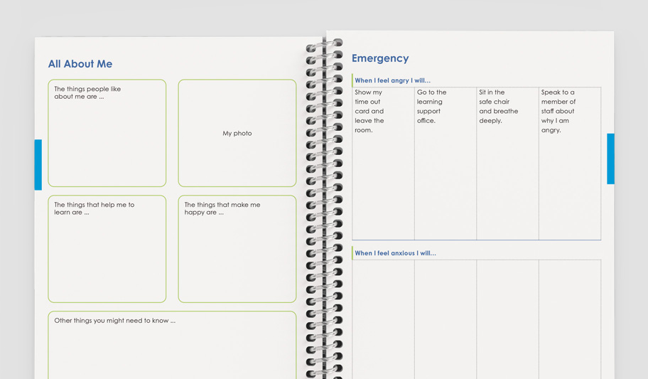 well being and growth pages inside a custom sen planner