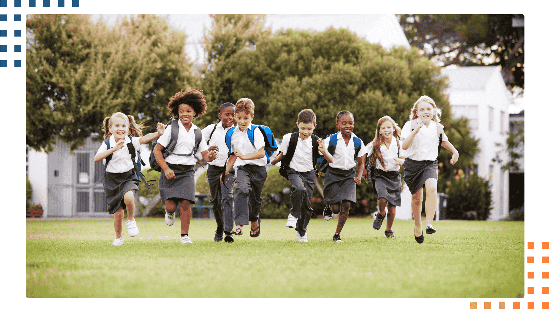 Children overcoming school anxiety at school