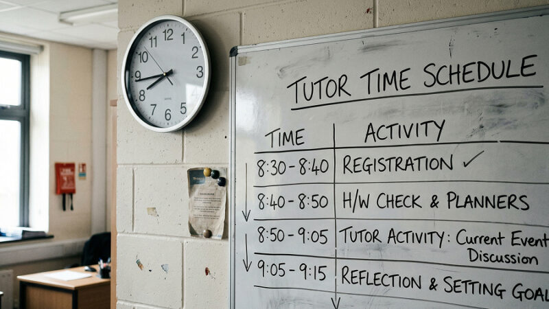 Tutor Time Activities in Secondary School: Why Structure Comes First