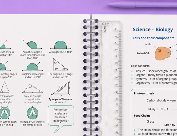 clip in ruler student planner